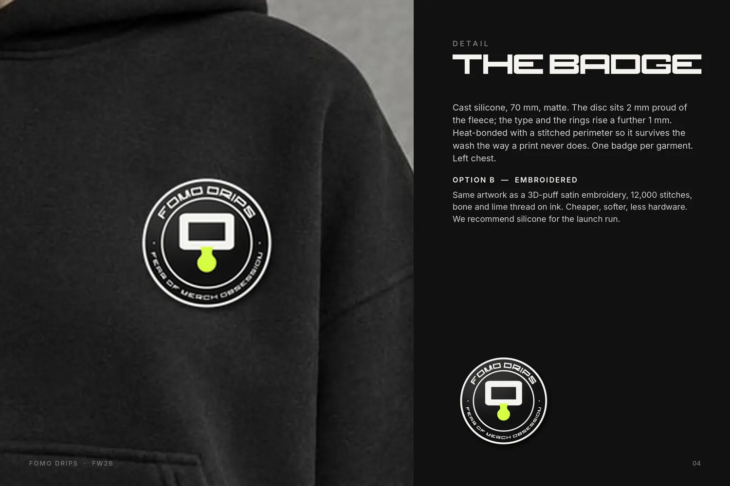 The badge